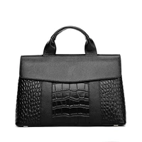 ladies 2021 new crocodile pattern square box shape fashion pu black single shoulder messenger casual bag atmosphere luxury