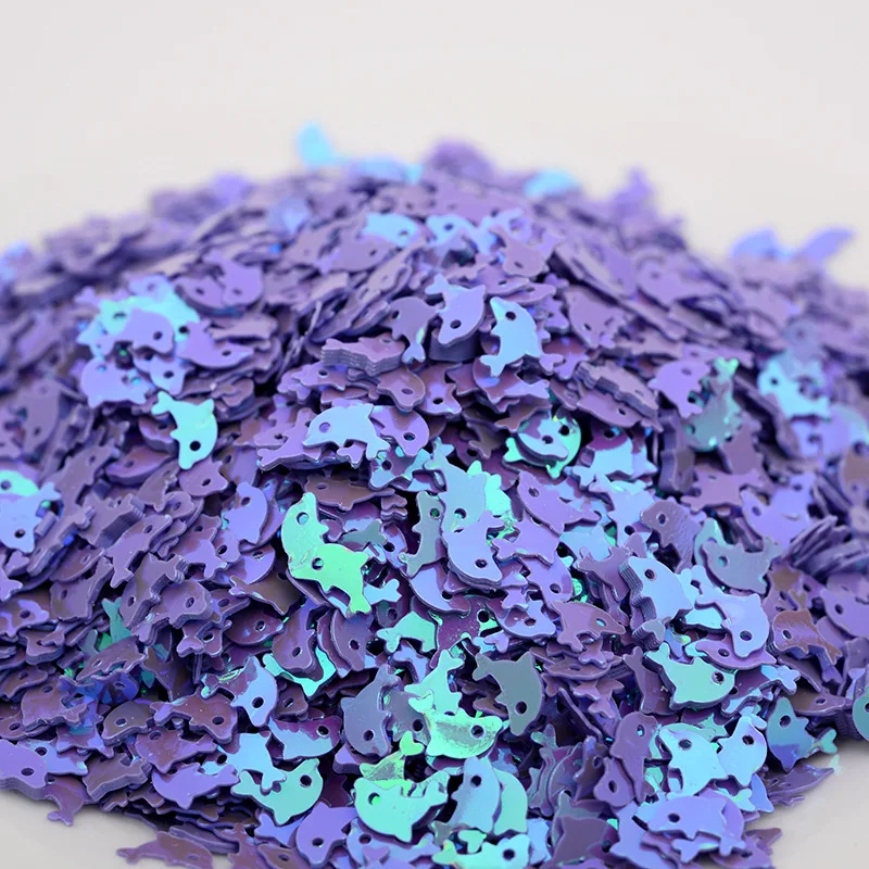 5*9 мм Симпатичные пайетки в форме дельфина мини с блестками акулы для дизайна