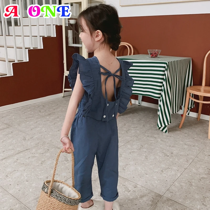 

Детская одежда, одежда для маленьких девочек, наряды для девочек, Модный комплект для малышей, футболка + брюки до щиколотки, детская одежда, ...