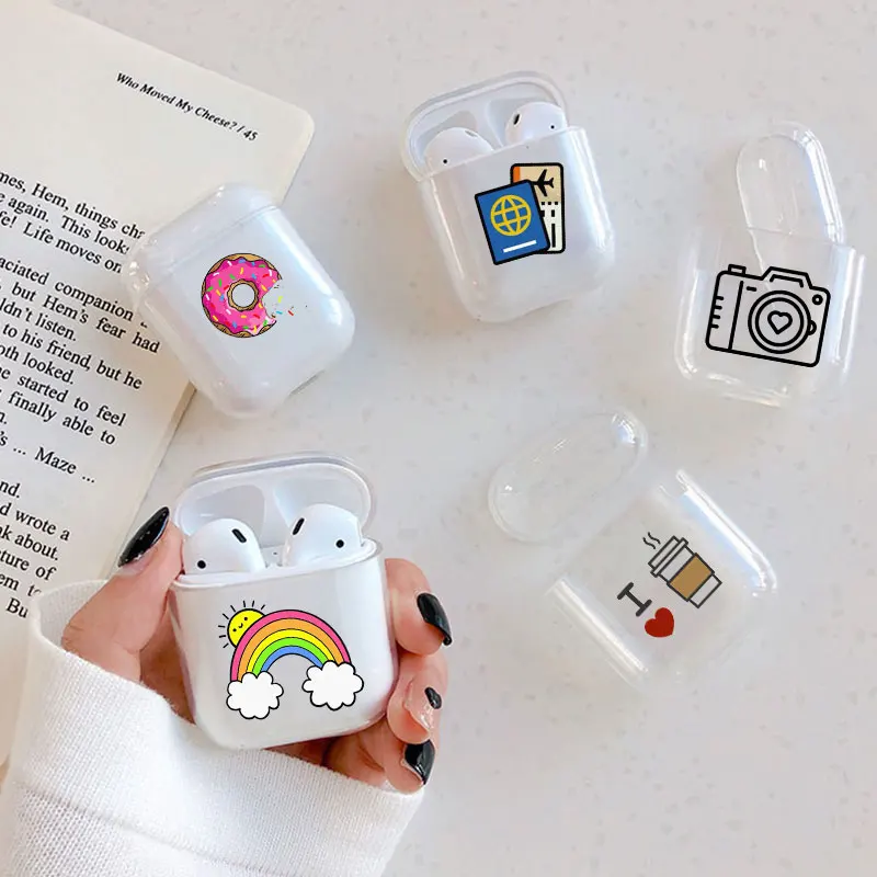 

Cute Case For Apple airpods Case Cartoon Bluetooth Earphone Case For Airpods 1 2 Charging Bags Headphone Soft Silicone Case