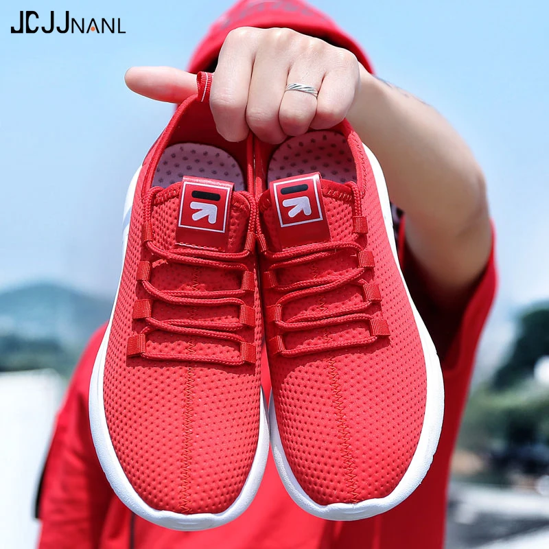 Autumn Winter Sneakers Men Cool Jogging Running Shoes Outdoor Comfortable Sport Trainers Hollow Thick Sole Male Footwear |