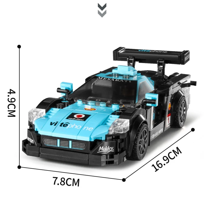 

333pcs City Pull Back Vehicle Model Building Blocks Super Racing Car Racer Speed Vehicle Car Toys Children Kids Bricks Toys Gift