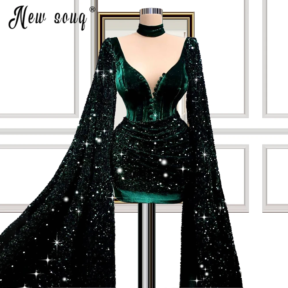 Новое поступление к требованиям заказчика Сверкающие Зеленого цвета с блестками