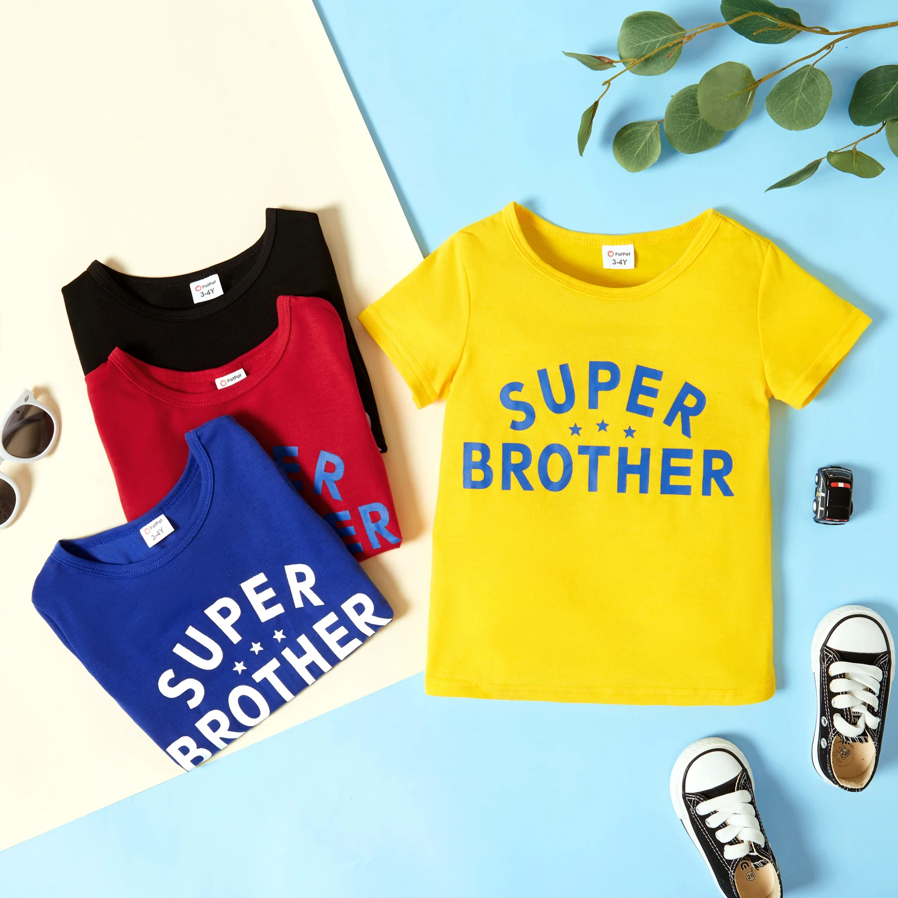 

PatPat Toddler Boy Casual Letter Tee