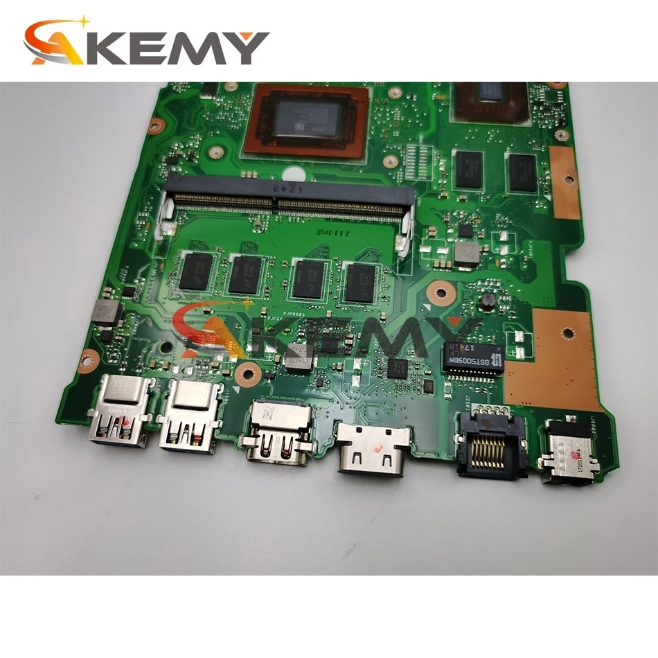 akemy for asus x555yi x555ya x555d a555dg x555qg x555y notebook mainboard motherboard fx 8800p cpu 8gb ram 2g gpu tested full ok free global shipping