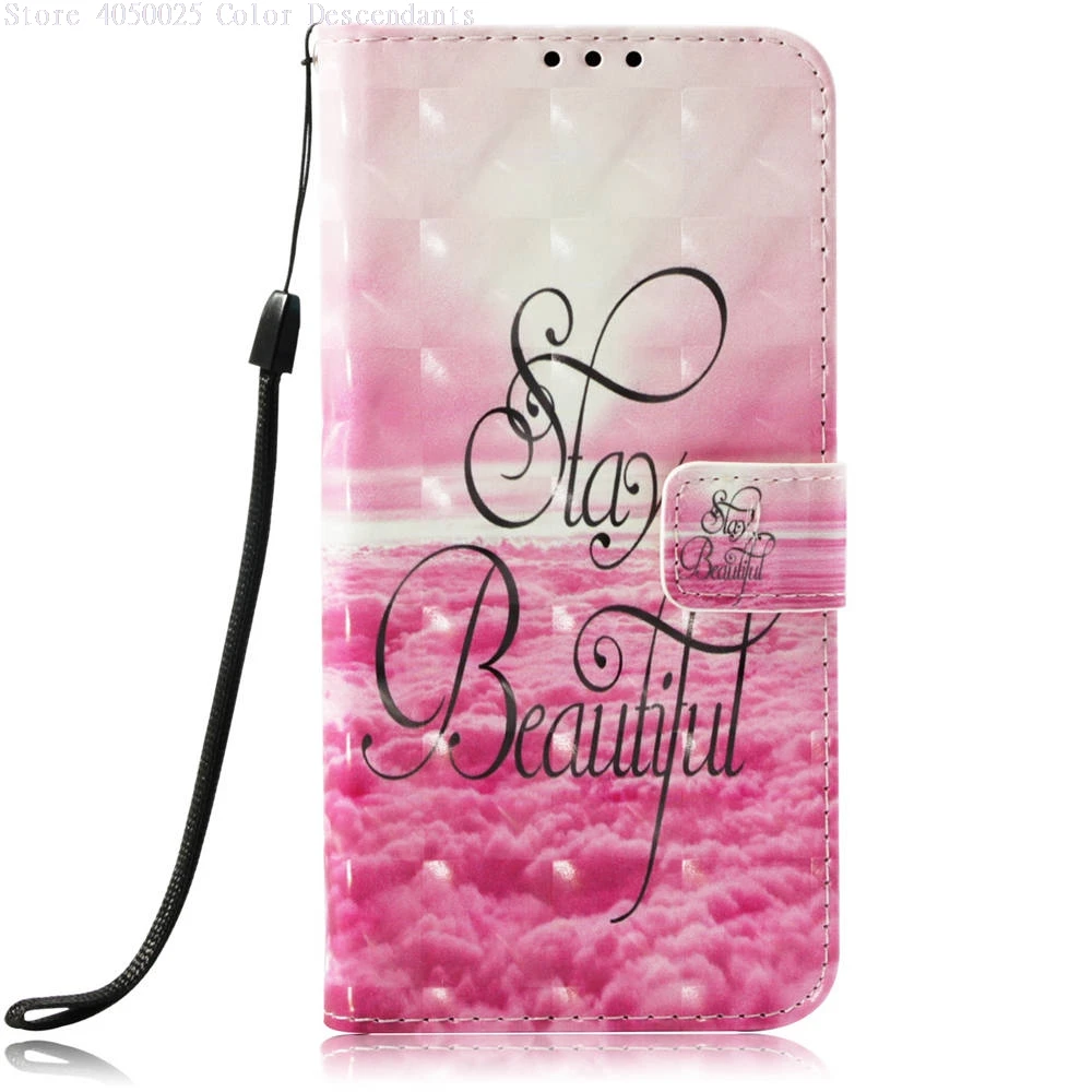 Pink Sky Чехлы-книжки с 3D откидной крышкой для Xiaomi Redmi 4A Dual SIM 32 Гб 16 Гб PU Чехлы-бумажники для Red mi 4A Global Red mi 4A Red mi A4 Red mi 4A сумка - Цвет: Pink Sky