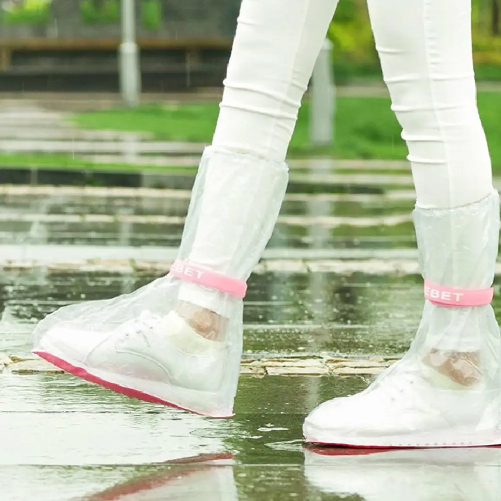 

1 Pair Shoe Covers Thick Waterproof Overshoes Thicken Shoe Cover Dust-proof Outdoor Thickened Non-slip Footwear Boot Protector L