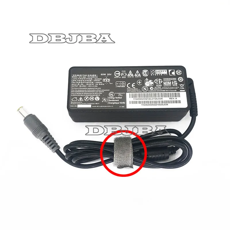 20V 3.25A 65W ac supply power adapter 40Y7707 42T4416 92P1158 for Lenovo ThinkPad X220s X60T X61t Laptop Charger | Компьютеры и офис