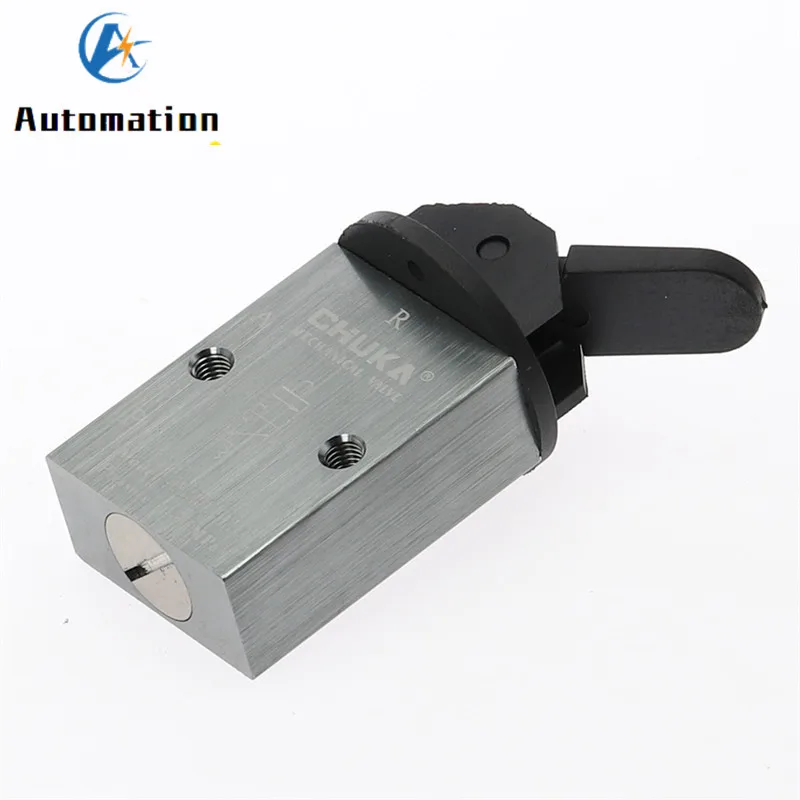 Φ 2 позиционный 3 сторонний Пневматический Механический клапан PT 1/4 с ручным