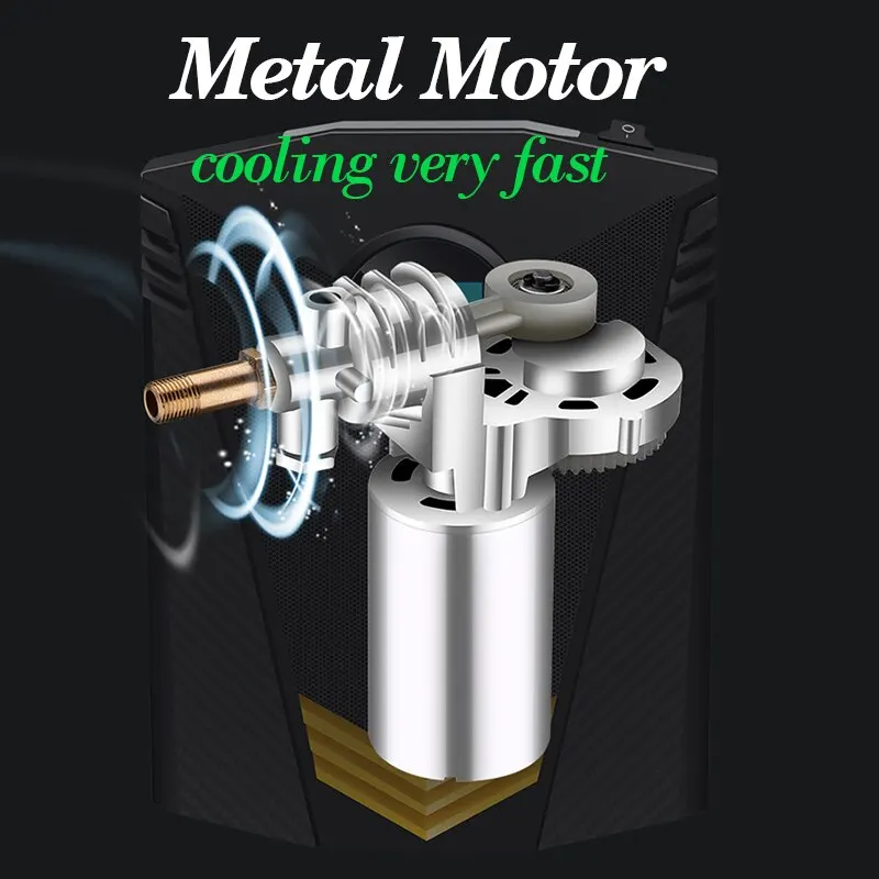 DC 12 вольт автомобильный портативный воздушный компрессор насос цифровой шинный