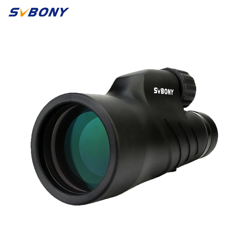 SVBONY 12x50 Монокуляр BaK4 призма с полным многослойным покрытием телескоп IPX7 водонепроницаемый дорожный телескоп охотничий бинокль F9338D - изображение