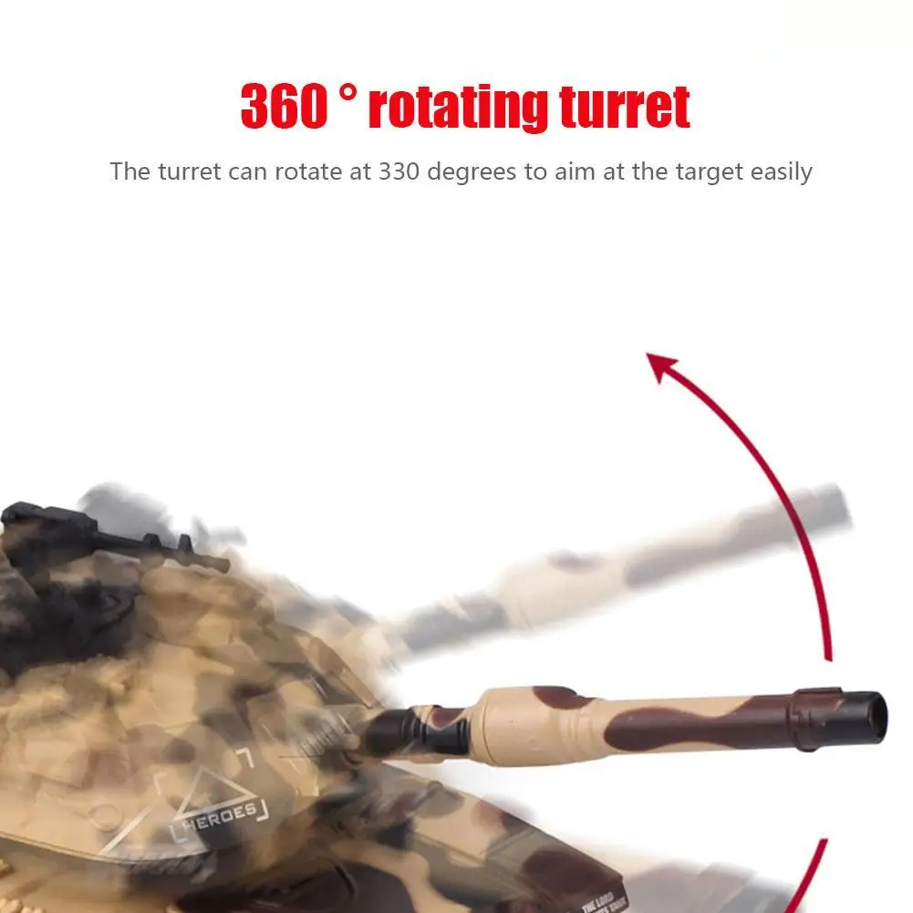 Боевой танк 1/32 тяжелая большая интерактивная игрушка с дистанционным