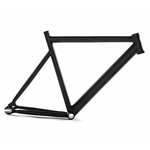 matte black 53 см 55 58 см колесо для велосипеда с фиксированной передачей рамка с одной передачей велосипедная Рама в комплекте штырь велосипедная Рама - Цвет: matte black