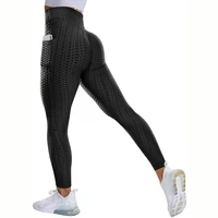 jianweili push up leggings woman side pockets fitness anti cellulite leggings femme gym stretch pants breathable