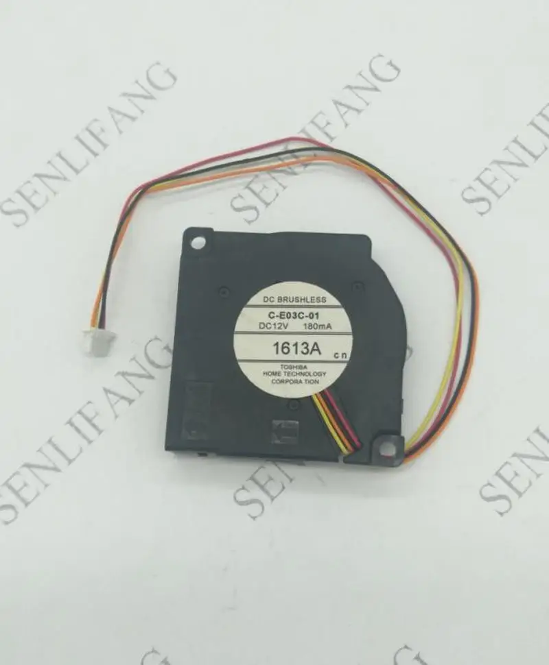 

Free shipping C-E03C-01 DC12V 180mA for EB-C261MN C300MN C301MN C301MS EB-C3000X C3001X C3005WN C3010WN Projector cooling fan