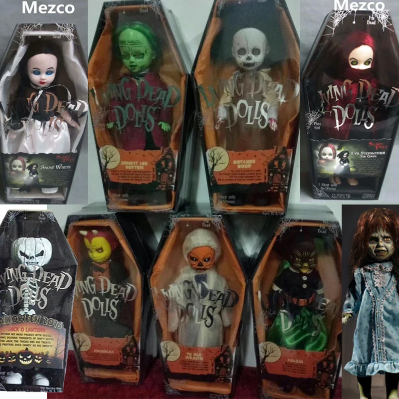 

The Exorcist Jack o Lantern Kiss of Death Kissing Booth Living Dead Dolls Action Figure PVC Decorations Halloween Gift 25cm