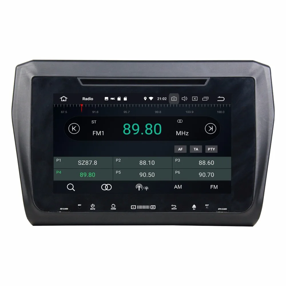 

9" octa core 1280*720 QLED screen Android 10 Car multimedia GPS Navigation for Suzuki Swift 2017 with 4G/Wifi DVR OBD