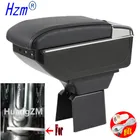 Подлокотник для Ford Fusion (2002-2012), подлокотник для Ford Fiesta Mk5 (2002-2008), подлокотник для автомобиля, центральный контейнер для хранения с USB