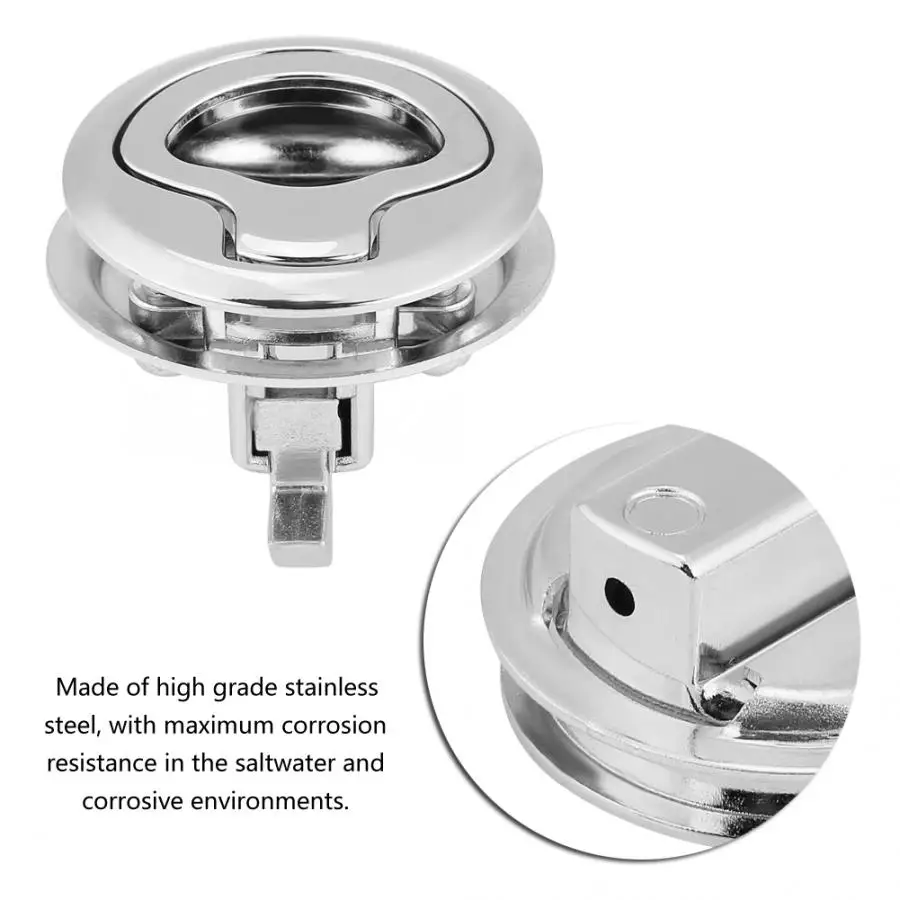 Цинковый сплав скрытая защелка люка спасательная для лодки ручка раздвижной