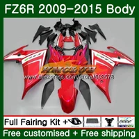body for yamaha fz6n fz6 r fz 6r 2009 2010 2011 2012 2013 2014 2015 62cl 5 glossy red fz 6r fz6r 09 10 11 12 13 14 15 fairing
