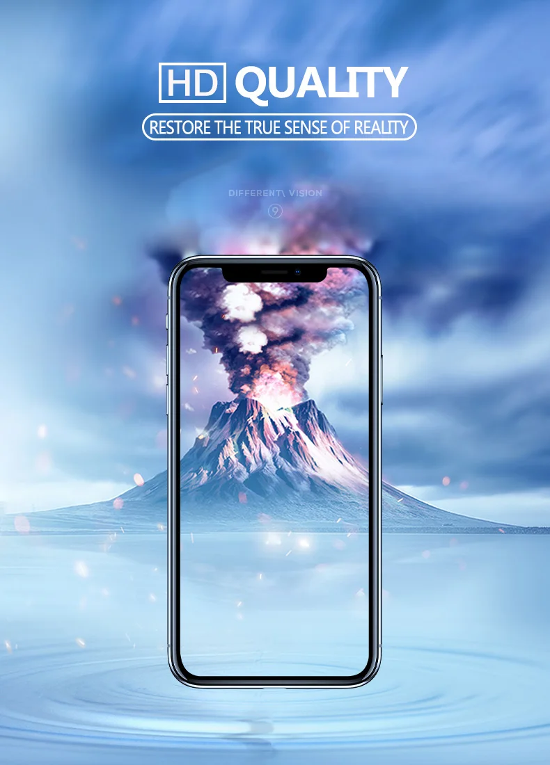 XSDTS 6D изогнутое полное покрытие из закаленного стекла для iPhone 11 Pro X XS Max XR 10 8 7 6 6s Plus Защитная пленка для экрана