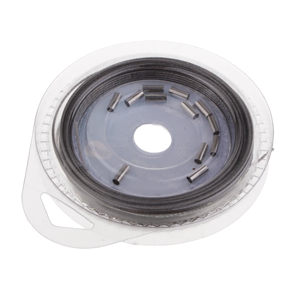 2 шт. рыболовная стальная леска 10 м 7 прядей плетеная ведущая проволока с 12