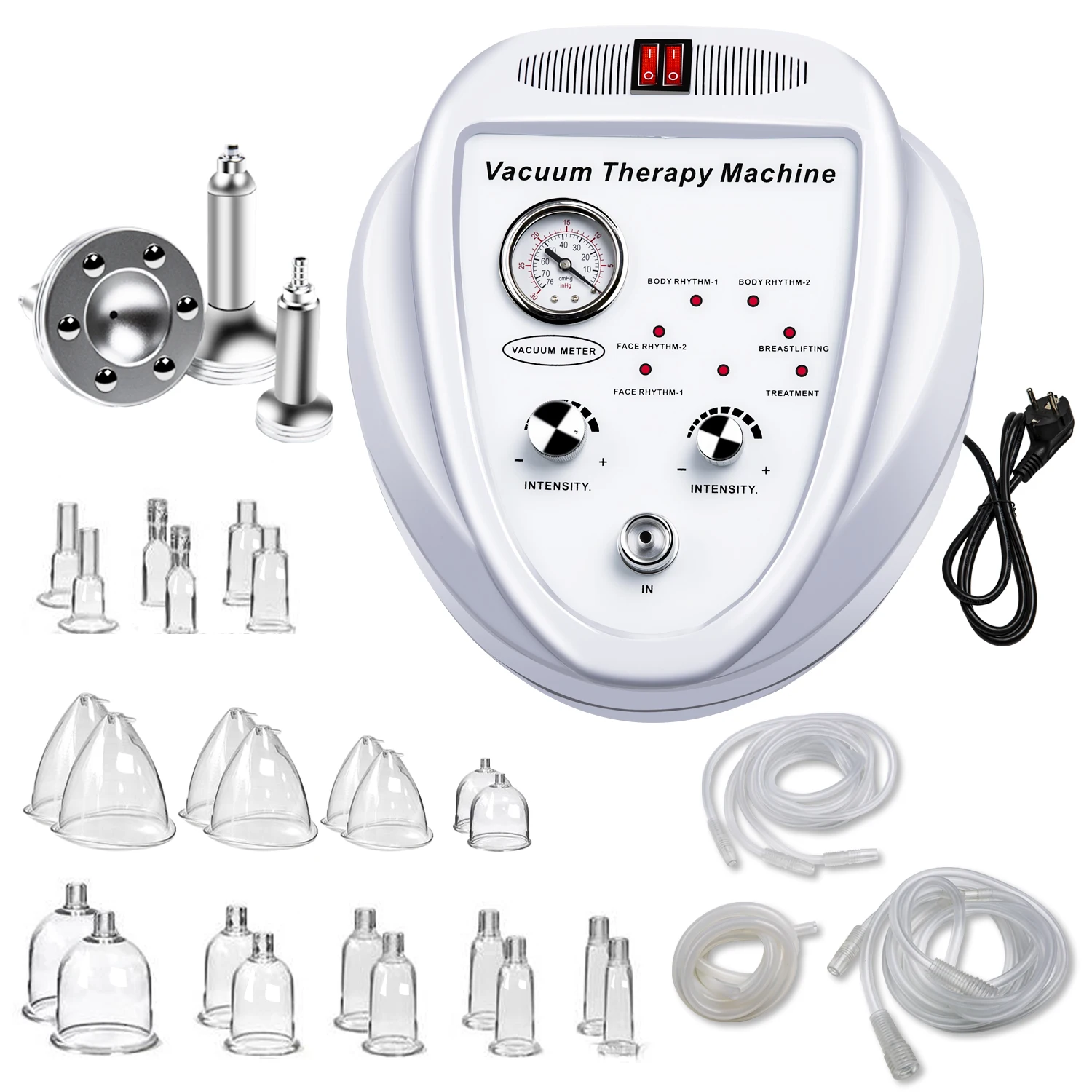 Eu tax free New design Vacuum Therapy Breast Massager Body Shaping Beauty Machine Bust Enhancer with CE VS600