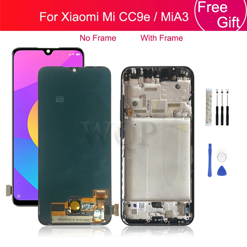 ЖК дисплей с сенсорным экраном и дигитайзером в сборе для Xiaomi Mi A3 запасные части 6