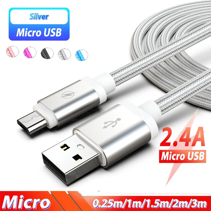 Телефонный кабель Micro USB Зарядный Usb шнур для Redmi 8 8A 7 7A 6 5 UMIDIGI A5 A3S A3X PRO Ulefone
