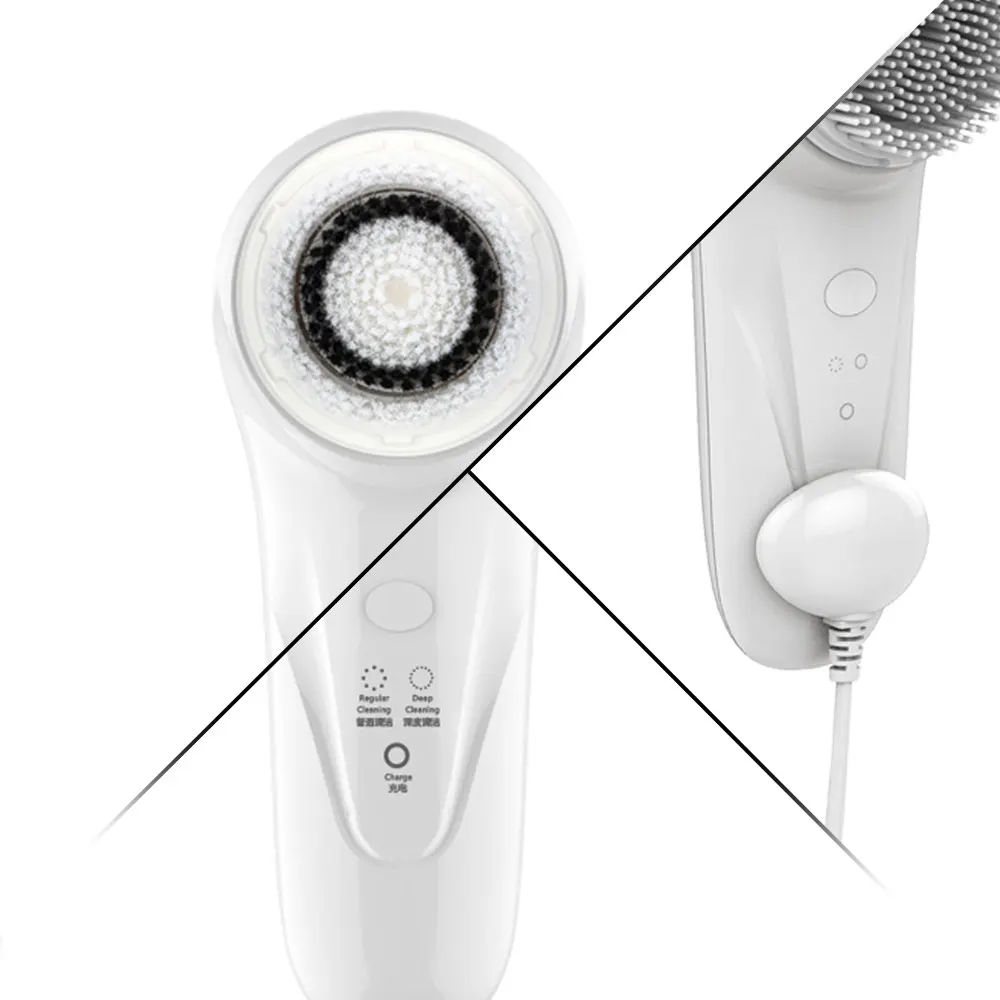 

NOHON Ultrasonic Facial Cleansing Brush Electric Face Cleaner Deep Pore Cleaning Face Cleaning Brushes IPX7 Waterproof
