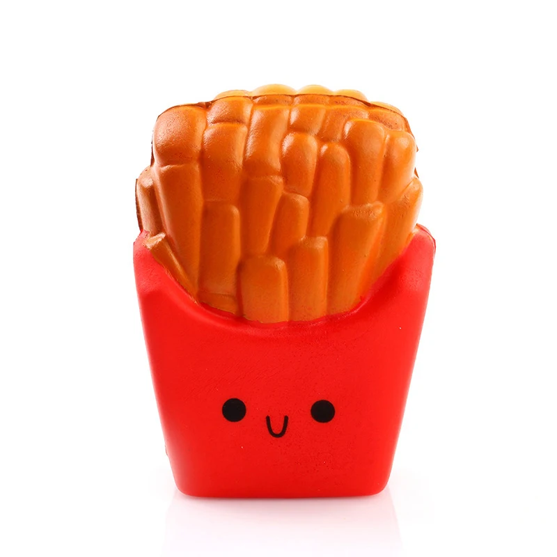 

Jumbo Simulation French Fries Scented Squishy Slow Rising Soft Stuffed Squeeze Toys Kids Grownups Stress Relief Toy 12*10 CM