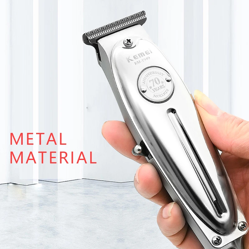 Электрическая Парикмахерская Машинка для стрижки волос полностью Металлическая
