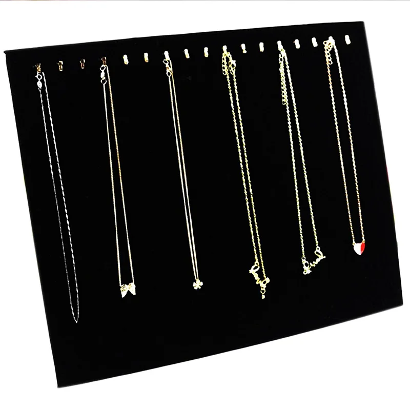 

17 Hook Necklace Jewelry Tray/Display/Organizer/Pad/Showcase/Display Case