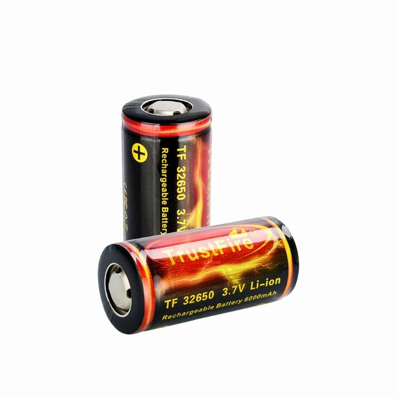 1Pc Flat Top 32650 6000mAh Li-ion 3.7V Rechargeable Lithium Battery for Flashlight Digital Products Wholesale Drop Ship | Электроника