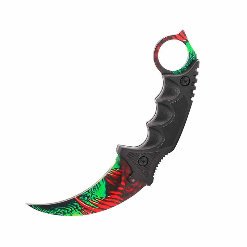 

Colored Skin Claw Knife Fine Car Stickers Personality Creative Sunscreen Waterproof Stickers for Cars PVC Decal 13cm*13cm