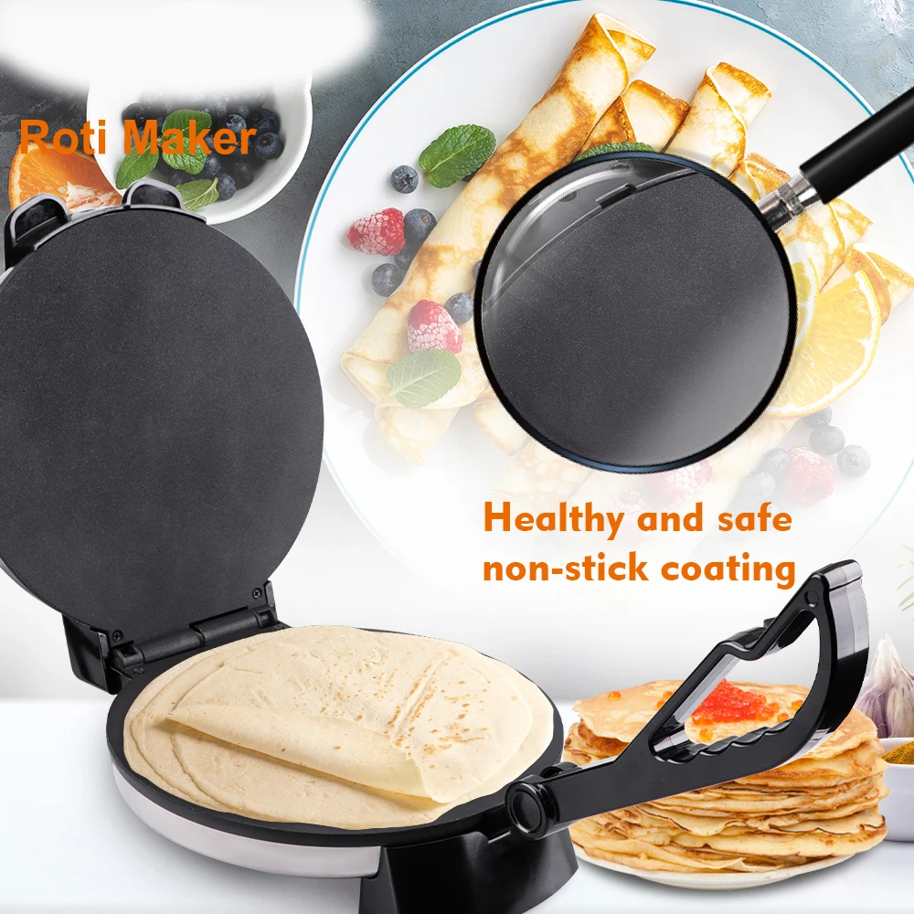 

Electric Pancake Making Makers Crepe Machine Pizza Griddle Baking Pan Non-stick Coating Plate Roti Equipment Cooking Appliances