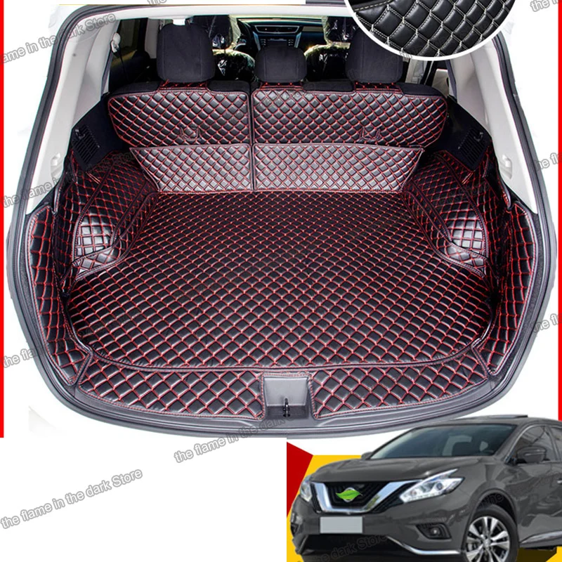 

Leather Car Trunk Mat Cargo Liner for nissan murano z52 2015 2016 2017 2018 2019 2020 2021 rear boot accessory seat interior