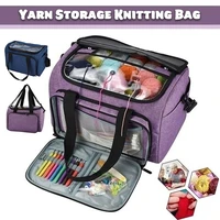 large capacity oxford storage bag multifunction home sundries organizer convenient travel container yarn knitting bag for baby