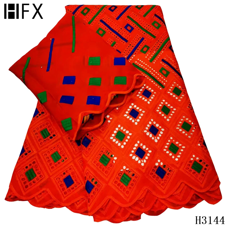 HFX швейцарская кружевная вуаль Африканская Хлопковая сухая ткань нигерийская 2020