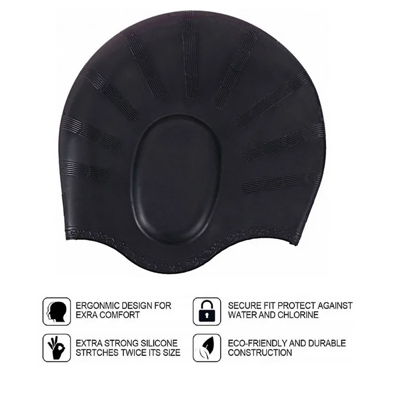 2020 Взрослые плавательные шапки для мужчин и женщин водонепроницаемая шапочка