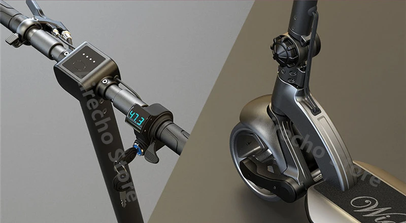 ЕС сток Mercane Widewheel широкое колесо KickScooter 48 в 500 Вт/1000 Вт Двойной Мотор Складной умный электрический скутер Ховерборд