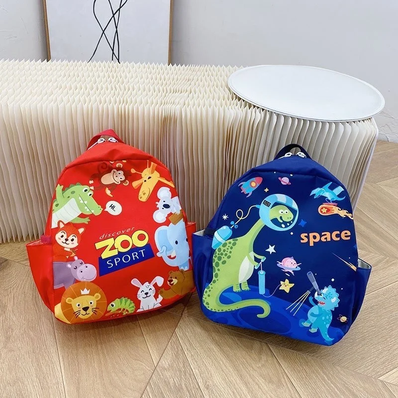 

Children's Schoolbag Kindergarten 1-3 Years Old Boys Girls Baby Bag Cartoon Backpack Children's Nylon dinosaur Prints Backpack