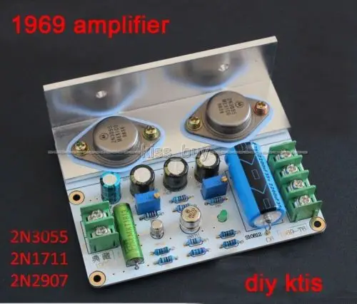 Плата усилителя мощности JLH класс A Hi Fi высокое качество PCB MOT/2N3055 Diy комплекты