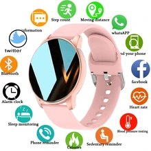 LIGE New Color Screen Smart Watch Women Men Waterproof Sport Fitness watch Heart rate blood pressure tracker For Xiaomi Huawei
