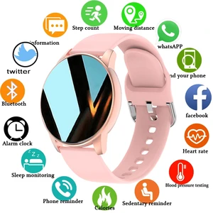 lige new color screen smart watch women men waterproof sport fitness watch heart rate blood pressure tracker for xiaomi huawei free global shipping