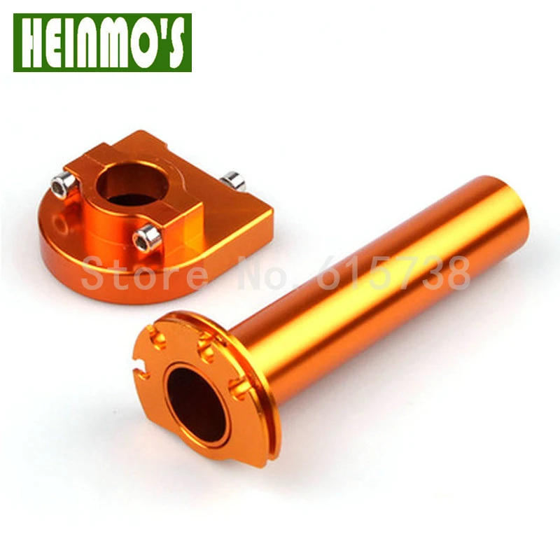 Серебряная алюминиевая рукоятка CNC для мотоцикла регулировки заслонки