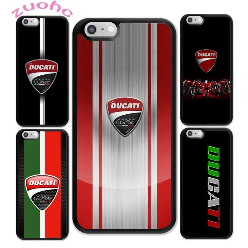 

Famous Motorcycle Ducatis Brand Phone Case Plexiglass TPU For Iphone 12 11 Pro Max MAX X XR XS SE 2020 6S 7 8 Plus Case