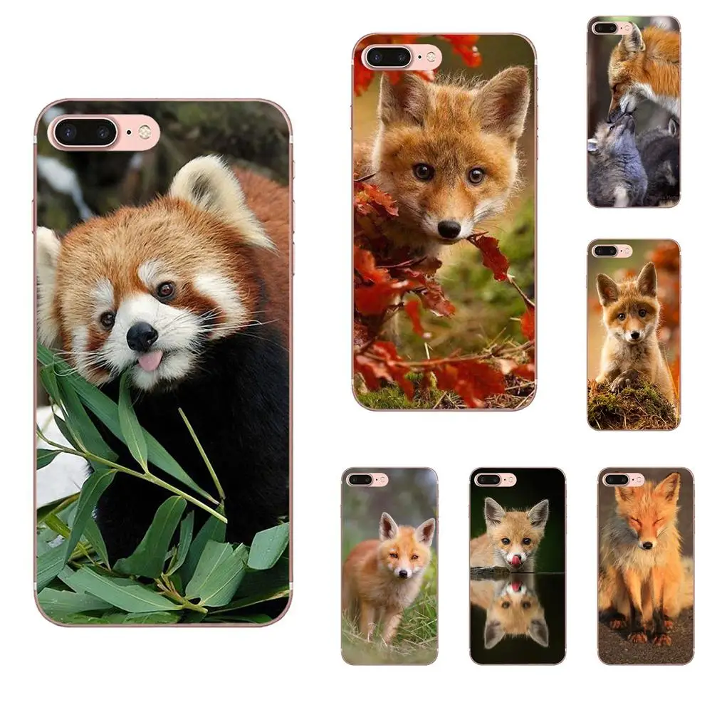 Милые детские лисы красный розовый лиса ТПУ топ продаж для Xiaomi Redmi 5 4A 3 3S Pro Mi4 Mi4i Mi5