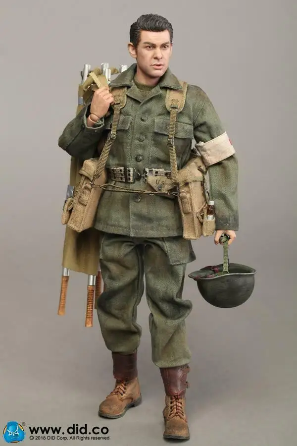 

Фигурка солдата 1:6 DID A80126, Вторая мировая война, США, 77-я пехотная дивизия, боевой врач, в наличии