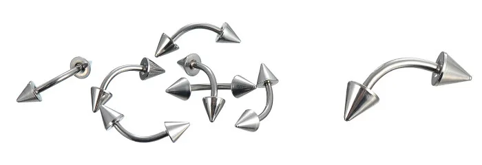 16/32 шт. Нержавеющая сталь ZirconLabret Сережка для пирсинга носа внутренний винт серьги-гвоздики с защитой от проколов; Привлекательные женские нос ювелирные изделия для пирсинга